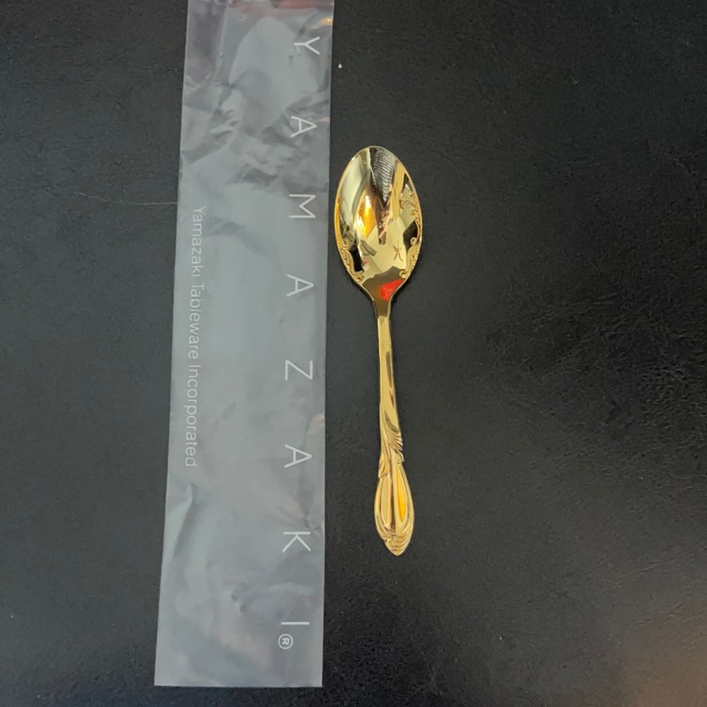 Yamazaki Cache 24K Gold Demi-tasse Spoon